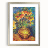 Impressionism Wall Art - Imperial Fritillaries in Vase by Vincent van Gogh