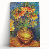 Impressionism Wall Art - Imperial Fritillaries in Vase by Vincent van Gogh