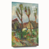 Modern Wall Art - Abstract Landscape with Vibrant Natural Hues