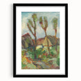 Modern Wall Art - Abstract Landscape with Vibrant Natural Hues
