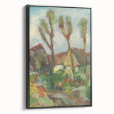 Modern Wall Art - Abstract Landscape with Vibrant Natural Hues