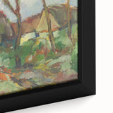 Modern Wall Art - Abstract Landscape with Vibrant Natural Hues