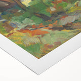 Modern Wall Art - Abstract Landscape with Vibrant Natural Hues