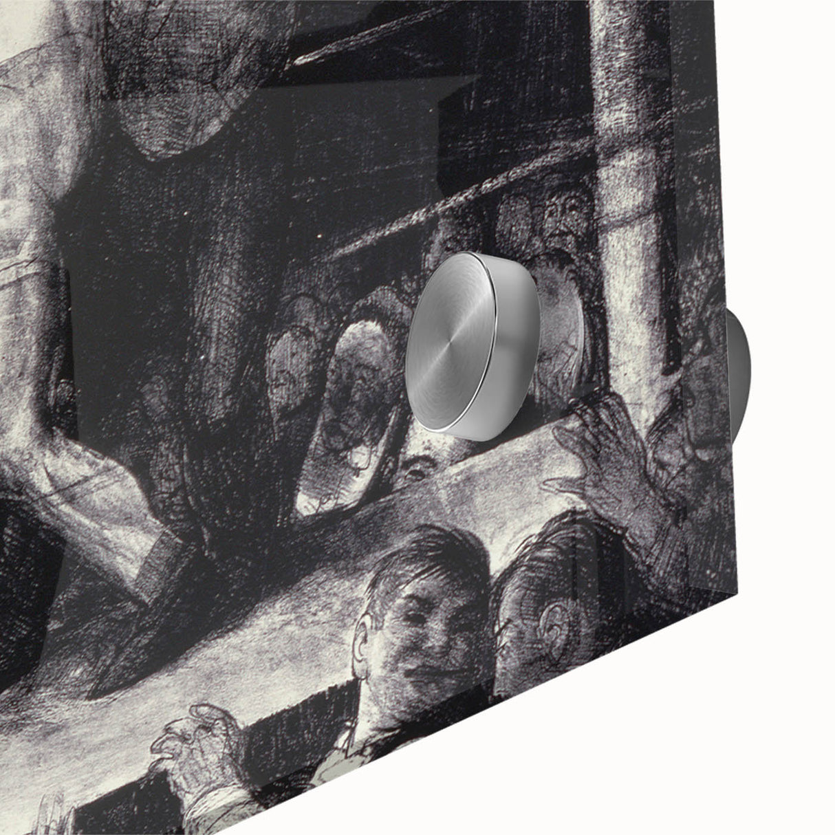 Modern Wall Art - Dynamic Boxing Match Scene - Contemporary Decor