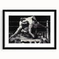 Modern Wall Art - Dynamic Boxing Match Scene - Contemporary Decor