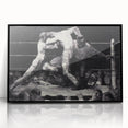 Modern Wall Art - Dynamic Boxing Match Scene - Contemporary Decor