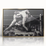 Modern Wall Art - Dynamic Boxing Match Scene - Contemporary Decor