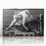 Modern Wall Art - Dynamic Boxing Match Scene - Contemporary Decor