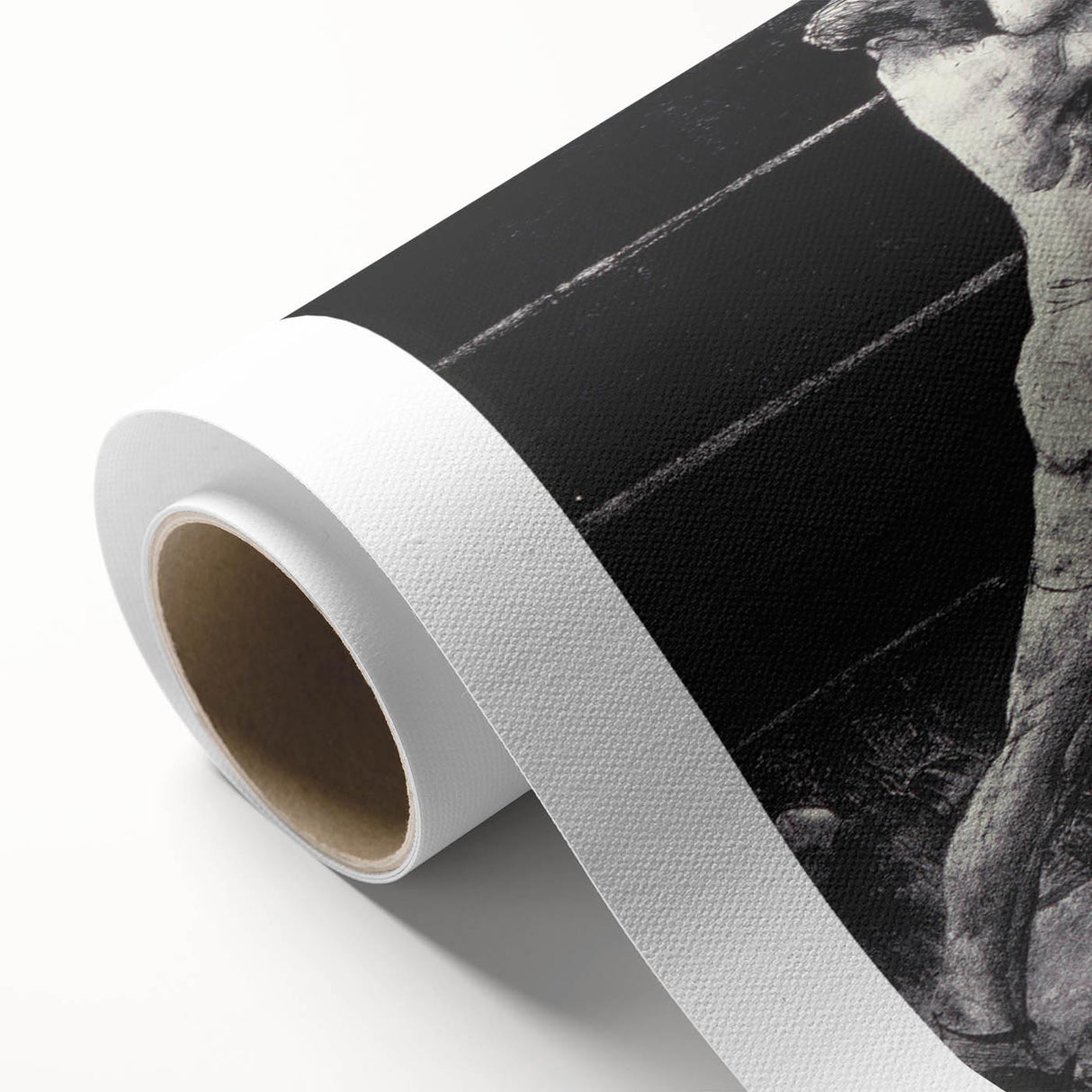 Modern Wall Art - Dynamic Boxing Match Scene - Contemporary Decor