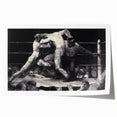 Modern Wall Art - Dynamic Boxing Match Scene - Contemporary Decor