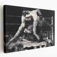 Modern Wall Art - Dynamic Boxing Match Scene - Contemporary Decor