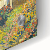 Impressionism Wall Art - House and Garden Landscape by Vincent van Gogh