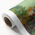 Impressionism Wall Art - House and Garden Landscape by Vincent van Gogh