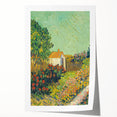 Impressionism Wall Art - House and Garden Landscape by Vincent van Gogh