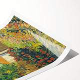 Impressionism Wall Art - House and Garden Landscape by Vincent van Gogh