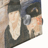 Modern Wall Art - Urban Scene with Figures - Contemporary Decor Prints