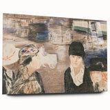 Modern Wall Art - Urban Scene with Figures - Contemporary Decor Prints