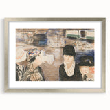 Modern Wall Art - Urban Scene with Figures - Contemporary Decor Prints