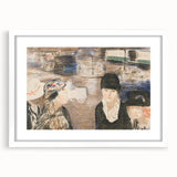 Modern Wall Art - Urban Scene with Figures - Contemporary Decor Prints