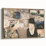 Modern Wall Art - Urban Scene with Figures - Contemporary Decor Prints