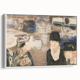 Modern Wall Art - Urban Scene with Figures - Contemporary Decor Prints