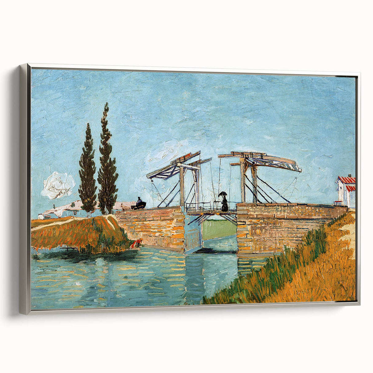 Impressionism Wall Art - Langlois Bridge at Arles by Van Gogh Print