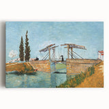 Impressionism Wall Art - Langlois Bridge at Arles by Van Gogh Print
