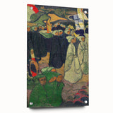 Modern Wall Art - Vibrant Procession Scene with Rich Colors
