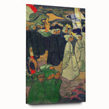 Modern Wall Art - Vibrant Procession Scene with Rich Colors