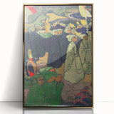Modern Wall Art - Vibrant Procession Scene with Rich Colors