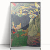 Modern Wall Art - Vibrant Procession Scene with Rich Colors