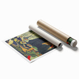 Modern Wall Art - Vibrant Procession Scene with Rich Colors