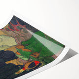 Modern Wall Art - Vibrant Procession Scene with Rich Colors