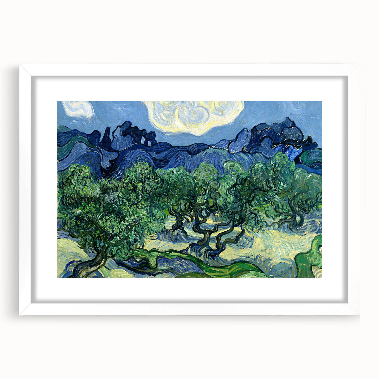 Impressionist Landscape Wall Art - Olive Trees by Van Gogh Print