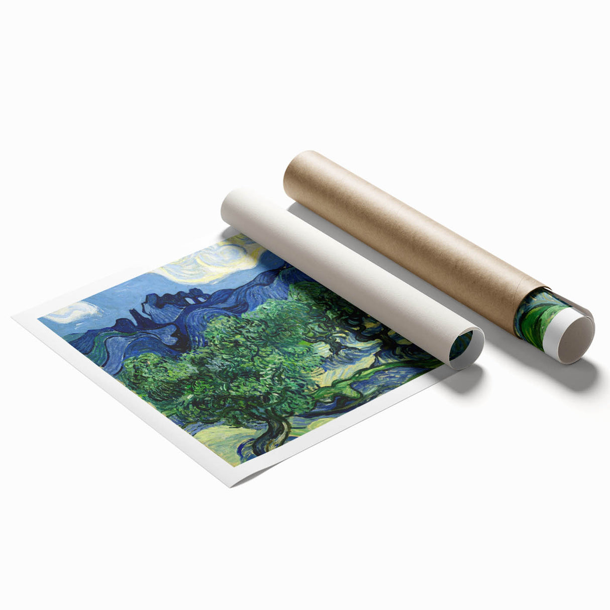 Impressionist Landscape Wall Art - Olive Trees by Van Gogh Print