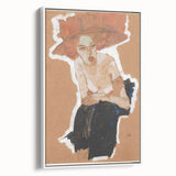 Modern Wall Art - Expressive Portrait with Bold and Warm Tones