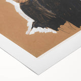 Modern Wall Art - Expressive Portrait with Bold and Warm Tones