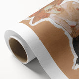 Modern Wall Art - Expressive Portrait with Bold and Warm Tones