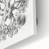 Modern Wall Art - Intricate Vintage Brittle Star Illustration