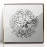 Modern Wall Art - Intricate Vintage Brittle Star Illustration