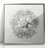 Modern Wall Art - Intricate Vintage Brittle Star Illustration