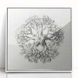 Modern Wall Art - Intricate Vintage Brittle Star Illustration