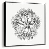 Modern Wall Art - Intricate Vintage Brittle Star Illustration