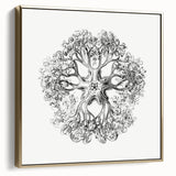 Modern Wall Art - Intricate Vintage Brittle Star Illustration