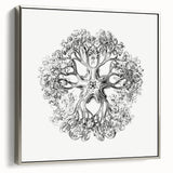 Modern Wall Art - Intricate Vintage Brittle Star Illustration