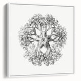 Modern Wall Art - Intricate Vintage Brittle Star Illustration