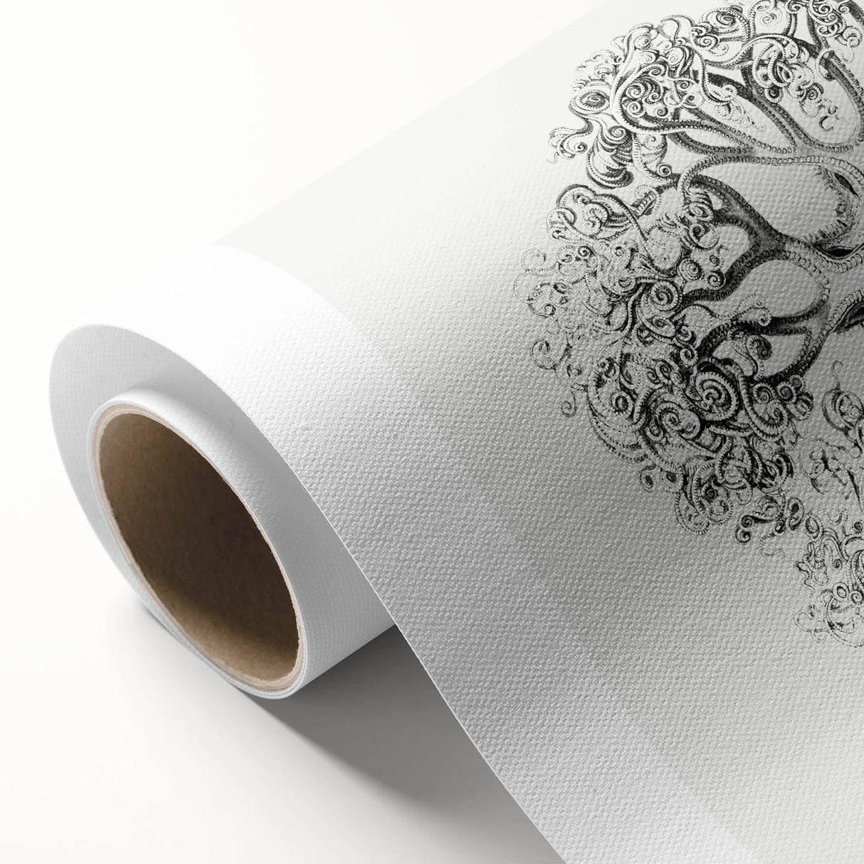 Modern Wall Art - Intricate Vintage Brittle Star Illustration