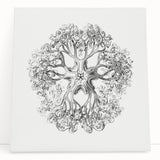 Modern Wall Art - Intricate Vintage Brittle Star Illustration