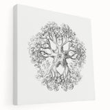 Modern Wall Art - Intricate Vintage Brittle Star Illustration
