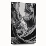 Twisted Stone Canyon – Dynamic Abstract Wall Art on Acrylic